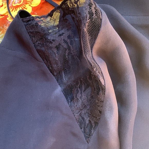 Mason Black lace Silk Top - Picture 6 of 8